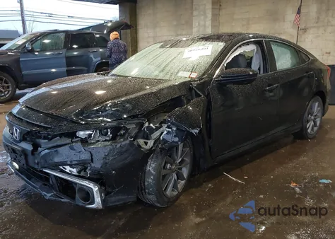 2019 Honda Civic Ex-L из США, поврежденный, VIN 19XFC1F74KE211496